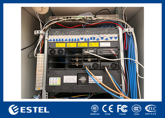 Hybrydowy system zasilania telekomunikacyjny 48VDC 300A 40U